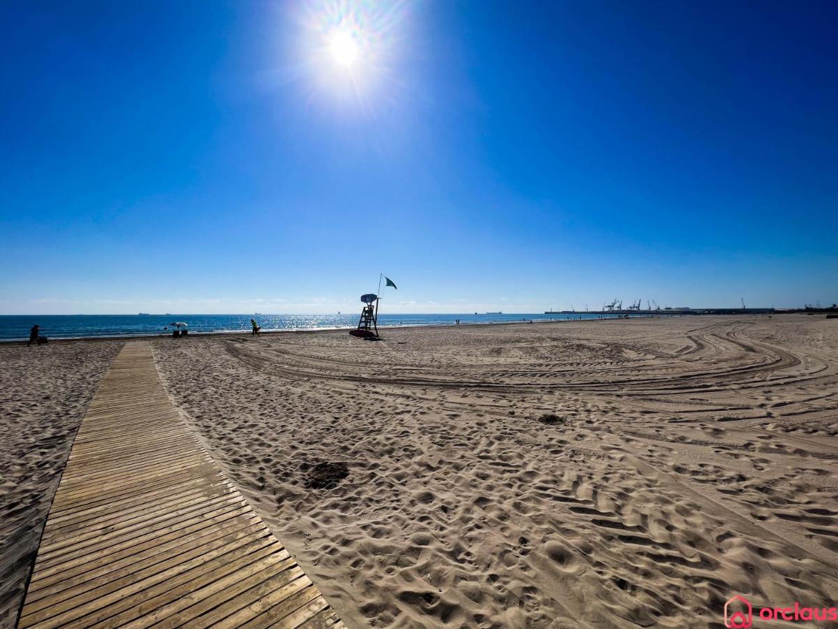 Ferienwohnung Oasis A 50M Del Mar Grao de Castellon Exterior foto